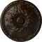 Ekena Millwork Granada Ceiling Medallion (Fits Canopies up to 4 1/4"), Hand-Painted Bronze, 15 3/4"OD x 5/8"P CM16GABZS - alternate 1
